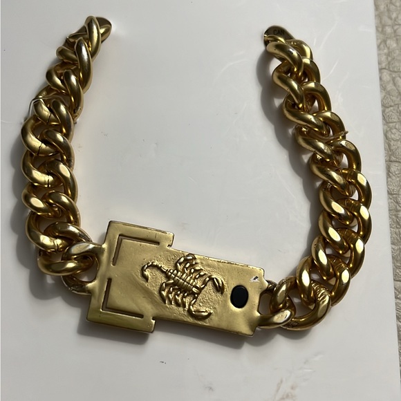 NWT - Zara Men’s Scorpion Brass Bracelet - Size M / 8.5” - Picture 2 of 6
